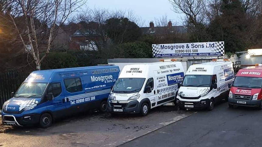 Mosgrove & Sons - 24Hour Emergency Mobile Tyre Fitting Belfast